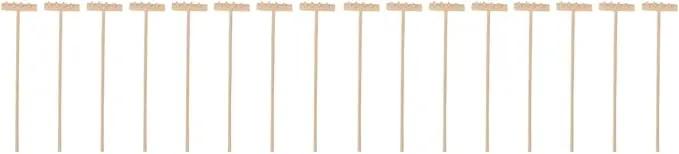 EXCEART 16 Pcs Mini Zen Garden Tool Set - Desktop Sand Rake, Miniature Dollhouse Rakes, Tabletop Wooden Toys, Garden Accessory - Juicy Bamboo Beech Child by GreenHaven Gardens