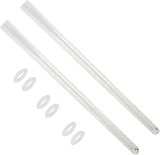 HQUA-OWS-6Q Quartz Sleeve for OWS 6GPM Water Purifier, 2Pack, 6 O-Rings Included. by GreenHaven Gardens