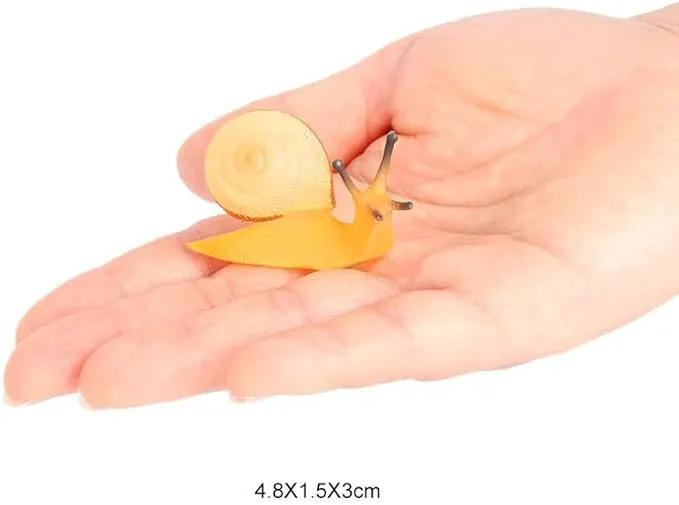 7 Pcs Snail Figurine Miniature Snail Model Realistic Animal Figurines Fairy Garden Micro Landscape Decor by GreenHaven Gardens