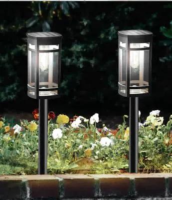 12 Pack Solar Lights Outdoor Waterproof for Garden Pathway Walkway Driveway Yard Lawn Decorative Landscape Lighting. (Cool White Light, 12) by GreenHaven Gardens
