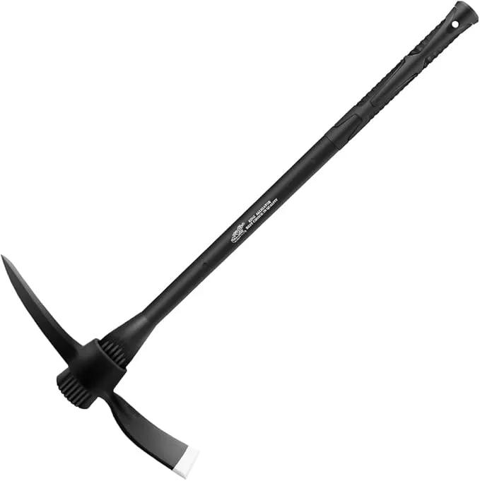 glorousamc Forged Adze Pick, Weeding Mattock Hoe Pick Mattock with Fiberglass Handle, Garden Pick, Great for Loosening Soil, Archaeological Projects (5LB-with 36" Fiberglass Handle) by GreenHaven Gardens