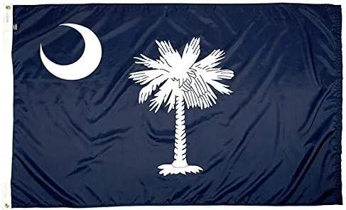 FlagSource South Carolina State Flag, Made in USA, 4x6' by GreenHaven Gardens
