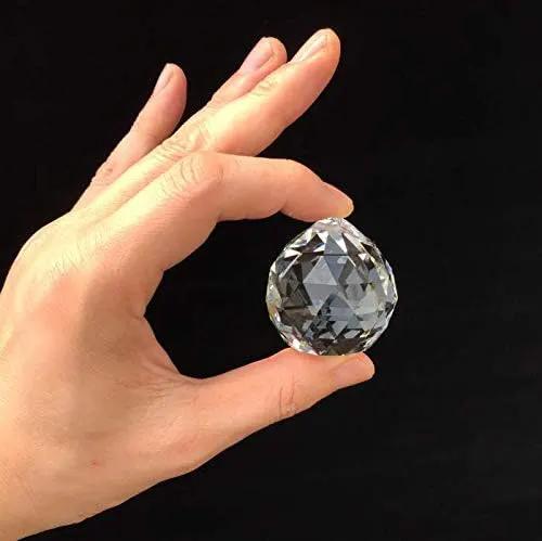 Crystal Ball Prism 40 mm/1.57 Inch Decorative Ball for Chandelier Window Suncatcher 10 Pack Rainbow Maker by GreenHaven Gardens