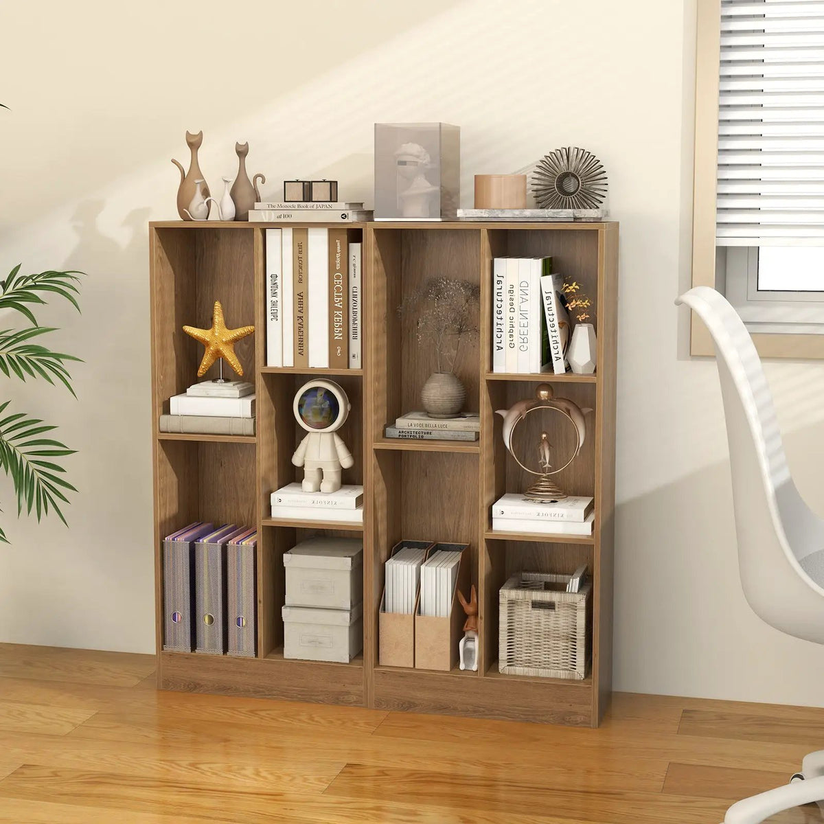 41 Inches 5-Cube Floor Bookcase with 2 Anti-Tipping Kits, photo 2 of 9