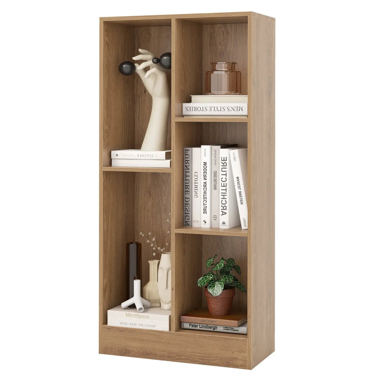 41 Inches 5-Cube Floor Bookcase with 2 Anti-Tipping Kits, photo 4 of 9