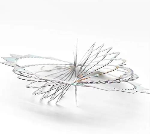 Hummingbird Wind Spinner Metal Garden Decor Outdoor 3D Stainless Steel Sculptures Kinetic Hanging Whirligigs Yard Art Decorations Backyard Indoor Patio Lawn Ornaments Clearance Sun Catcher Windmill by GreenHaven Gardens
