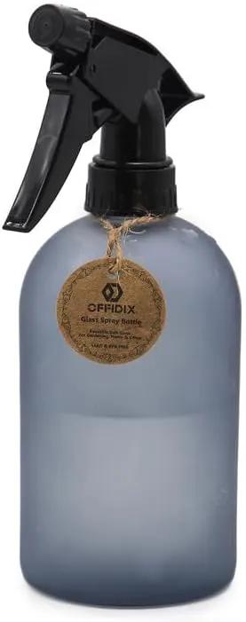 OFFIDIX Glass Spray Bottle, Fine Mist Plant Mister, Handheld Pressure Watering Can,Adjustable Nozzle Glass Spray Bottle,Handheld Spray Bottles for Garden Plants Cleaning Solutions（Gray） by GreenHaven Gardens