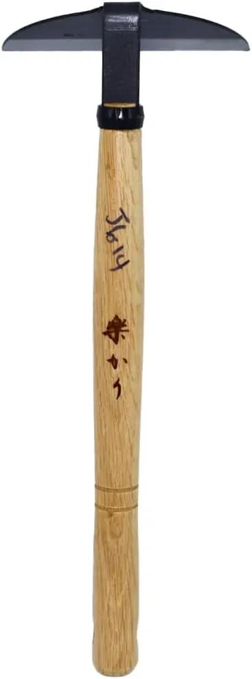 Zenport J6-14 Premium Japanese Kusa-Kaki Garden Hoe - 5" Wide Laminated Steel, Sharp Edge Blade, 11.5" Ergonomic Handle for Efficient Work - Precise Gardening, Soil Loosening, Weed Removal by GreenHaven Gardens
