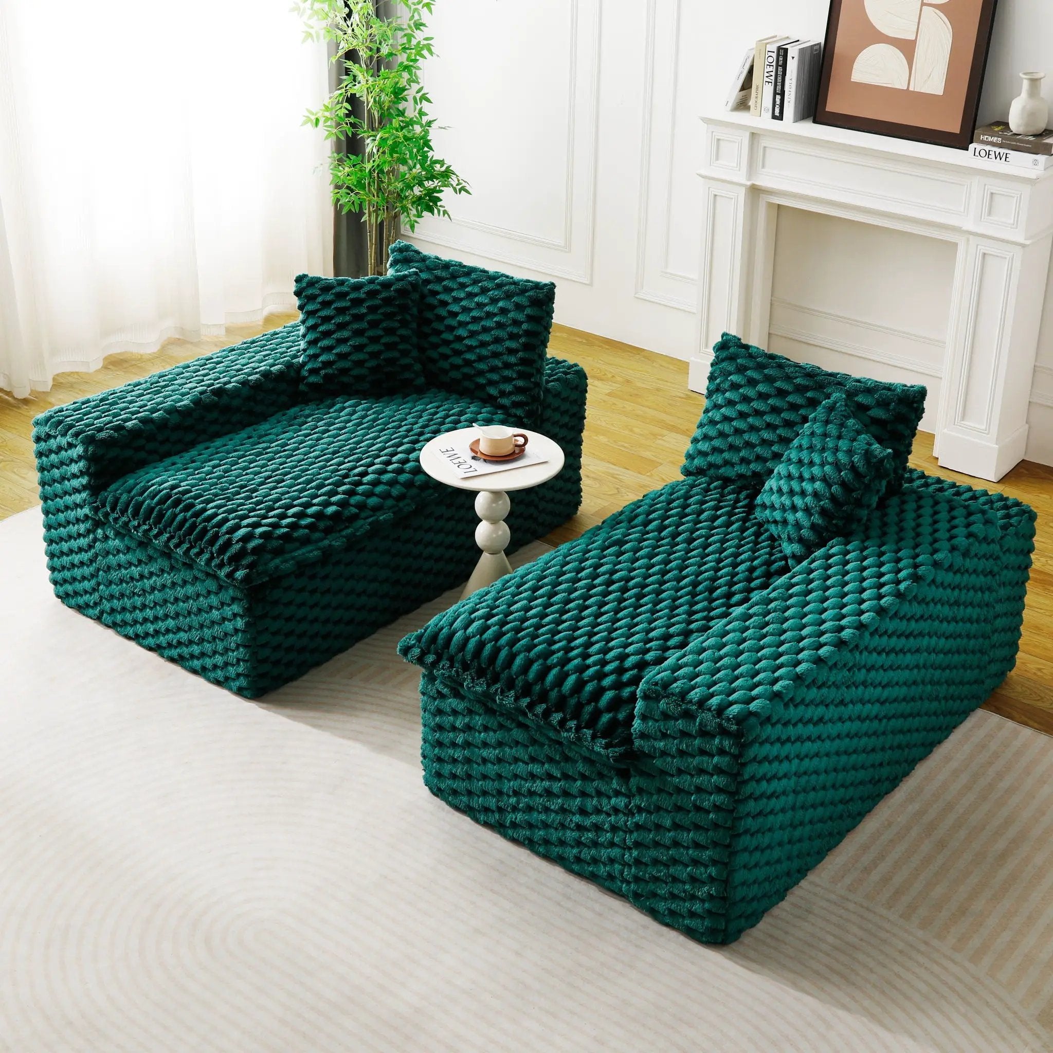 Multifunctional Sofa, Side-By-Side Or Facing Each Other by Unique Piece Furniture