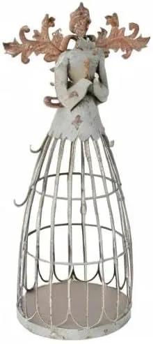 Morning View Metal Praying Angel Garden Statue Decor for Yard Art Outdoor Standing Large Angel Decorations Antique Patio Patio Lawn Holiday Christmas 18 Inches Tall by GreenHaven Gardens