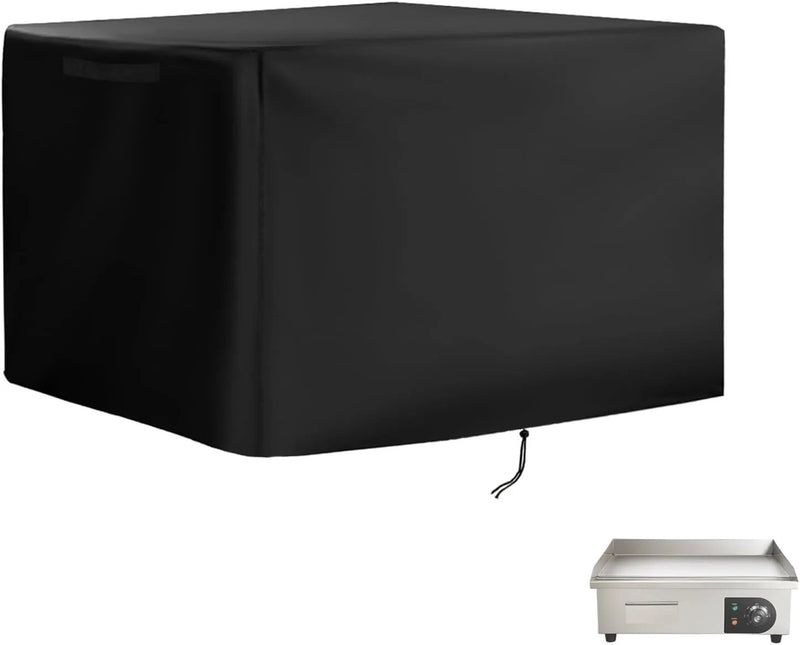 Grill Cover for VEVOR Commercial Electric Griddle, Heavy-Duty 600D Tabletop BBQ Cover for VEVOR 22" Electric Flat Top Grill by GreenHaven Gardens