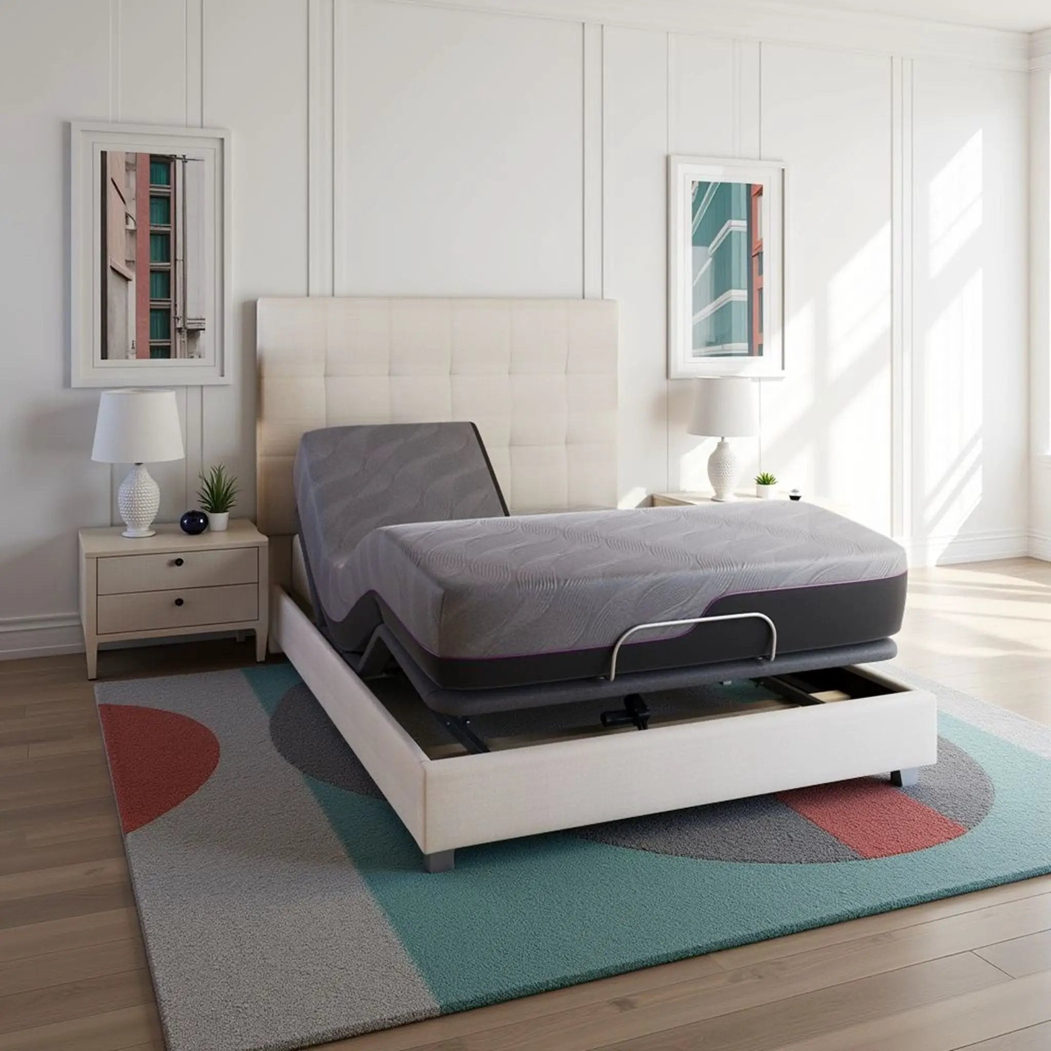 Renew - 11" Flex Head Cooling Gelcare Memory Foam Mattress - Gray - King by Unique Piece Furniture