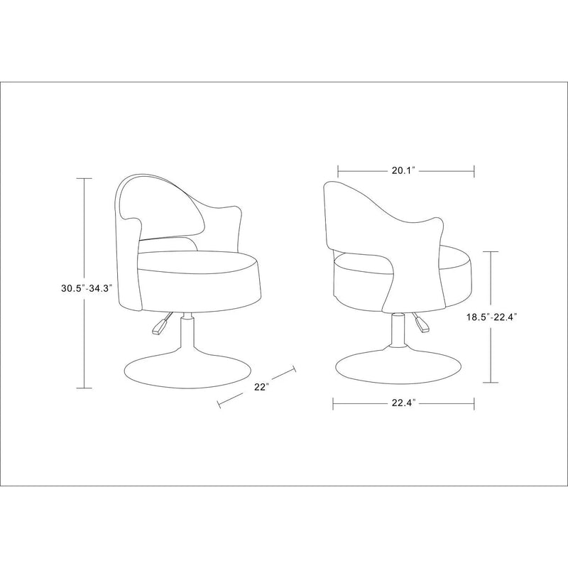 Bopper - Swivel Lounge Chair - White by HouseOfZazla