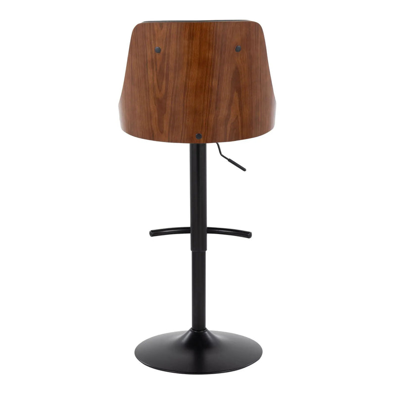 Gianna - Mid Century Modern Adjustable Barstool, Swivel With Rounded T Footrest (Set of 2) by Unique Piece Furniture