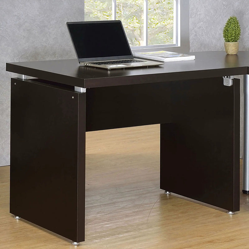 Skylar 39-inch Engineered Wood Writing Desk Cappuccino by Unique Piece Furniture