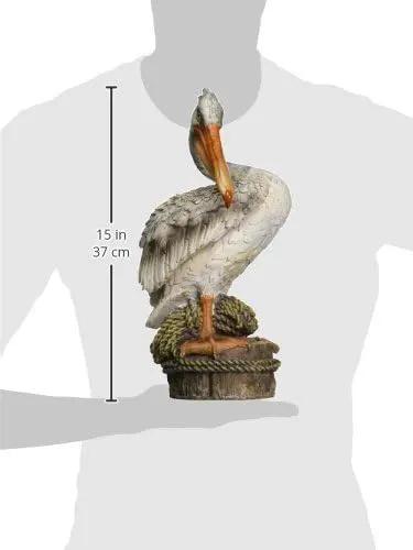 Design Toscano Ocean Side PIER 51 Pelican Statue by GreenHaven Gardens