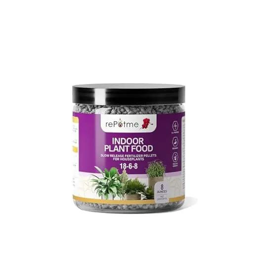 rePotme Slow Release Indoor Plant Food | Feed ME! Houseplant Time Release Fertilizer (18-6-8) | Feeds Your Plants Automatically by GreenHaven Gardens