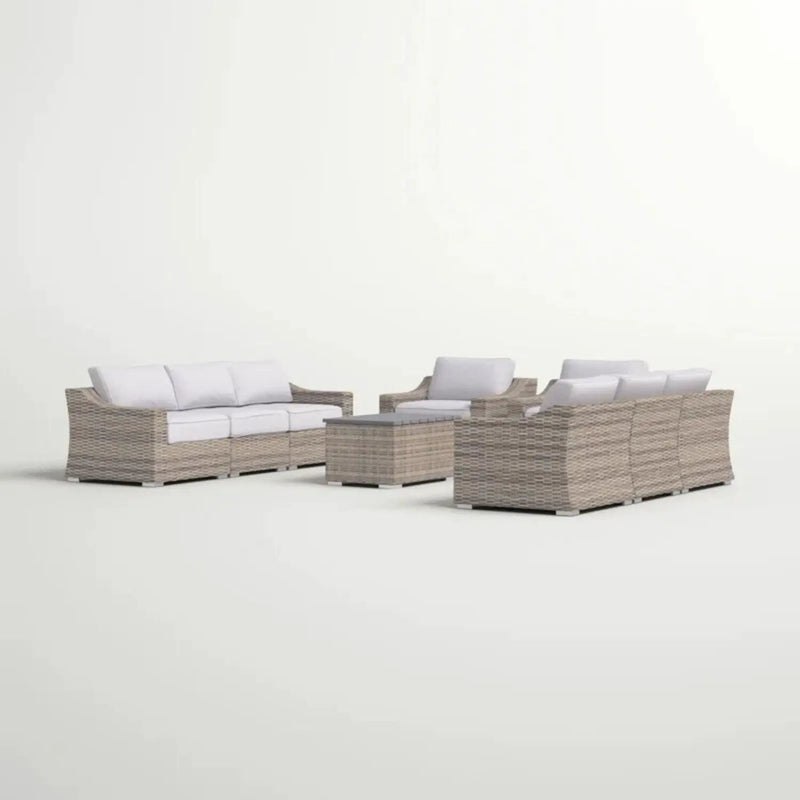 Stylish Sofa Seating Group With Cushions Perfect For Outdoor Gatherings by HouseOfZazla
