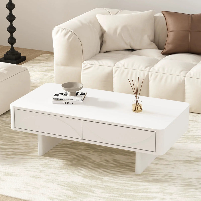 Ella - Coffee Table With 2 Full Extension Drawers