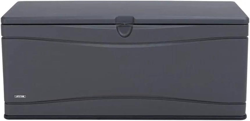 LIFETIME 60298 Heavy Duty Outdoor Storage Deck Box, 130 Gallon, Gray by GreenHaven Gardens