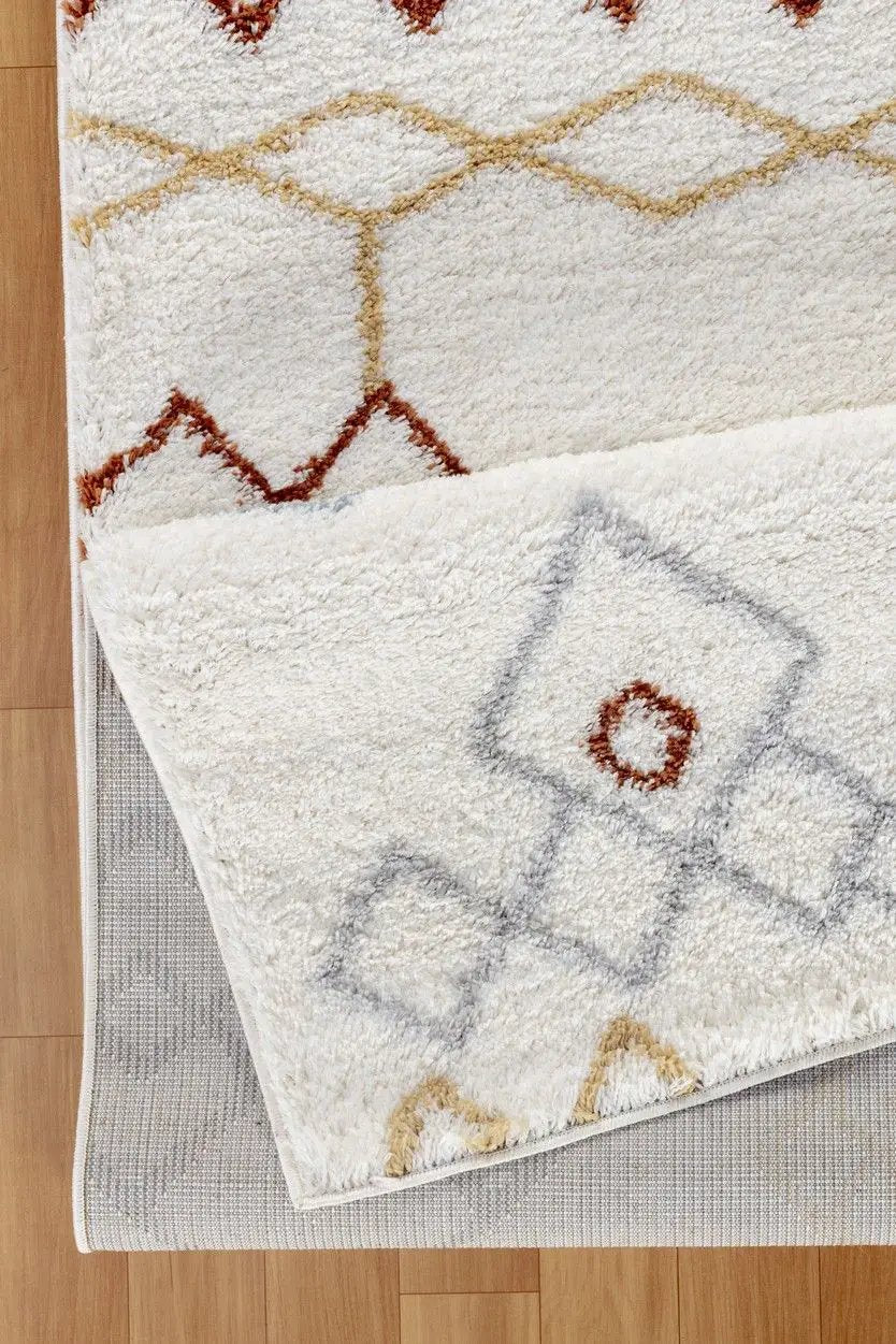 Loft Shag - 7'10" X 9'10" Shaggy Area Rug, Polypropylene - Ivory by HouseOfZazla