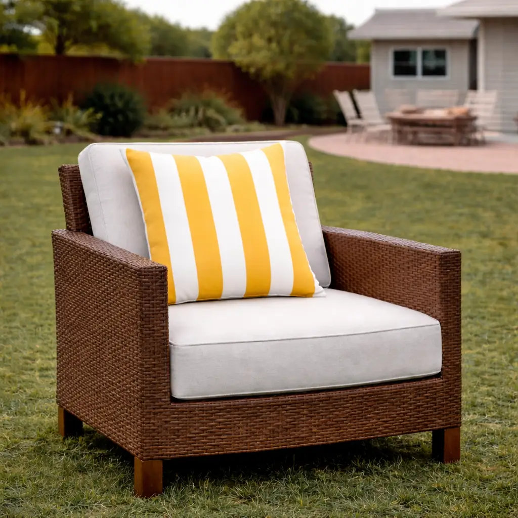 2 Pack Outdoor Throw Pillows Waterproof & Fade-Resistant by HouseOfZazla