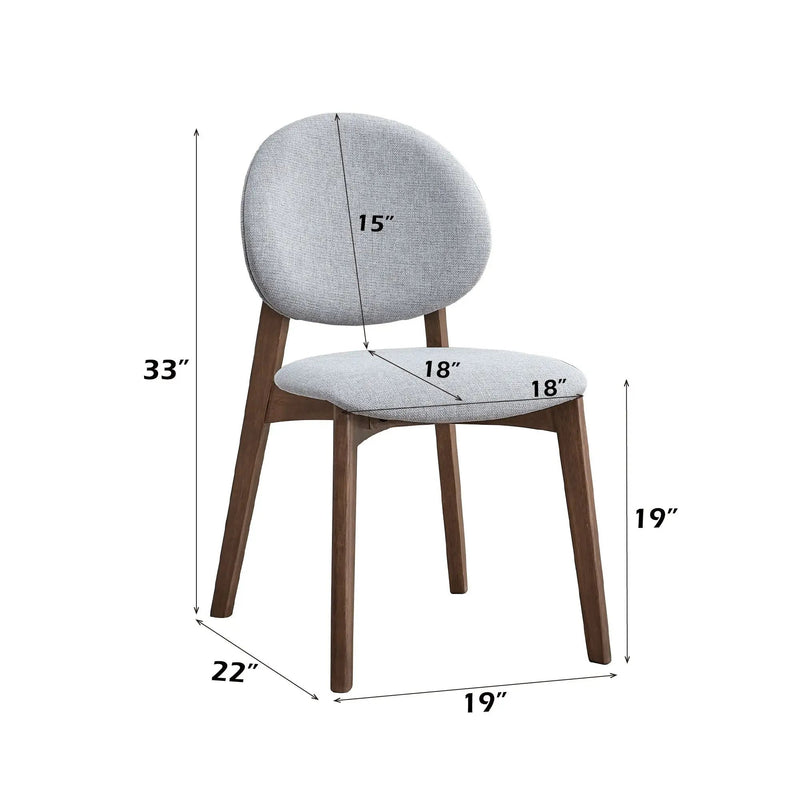 Hadasa - Side Chair, Elegant Upholstery (Set of 2) by Unique Piece Furniture
