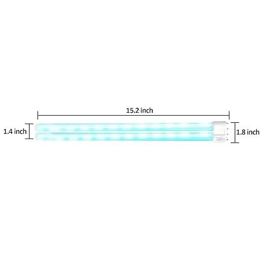 UV Light Sanitizer Replacement Light Bulb with Ozone,38W UV Light Bulb,UVC Home Disinfection Device Light Bulb,1 Count by GreenHaven Gardens