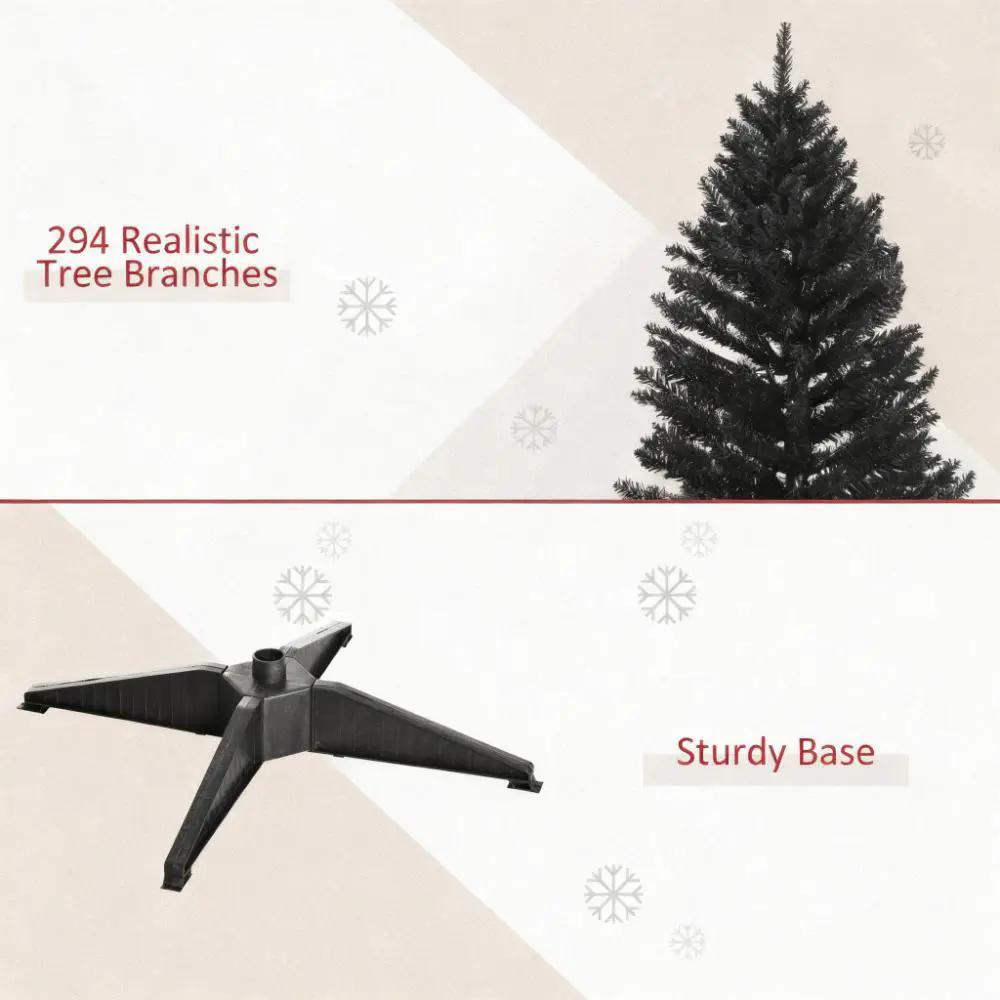Slim Xmas Tree with Plastic Stand by HouseOfZazla
