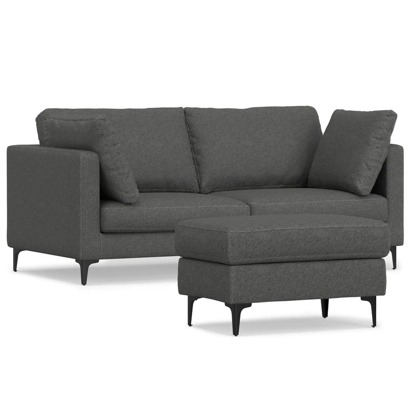 Ava - Mid Century Sofa With Ottoman Set by Unique Piece Furniture