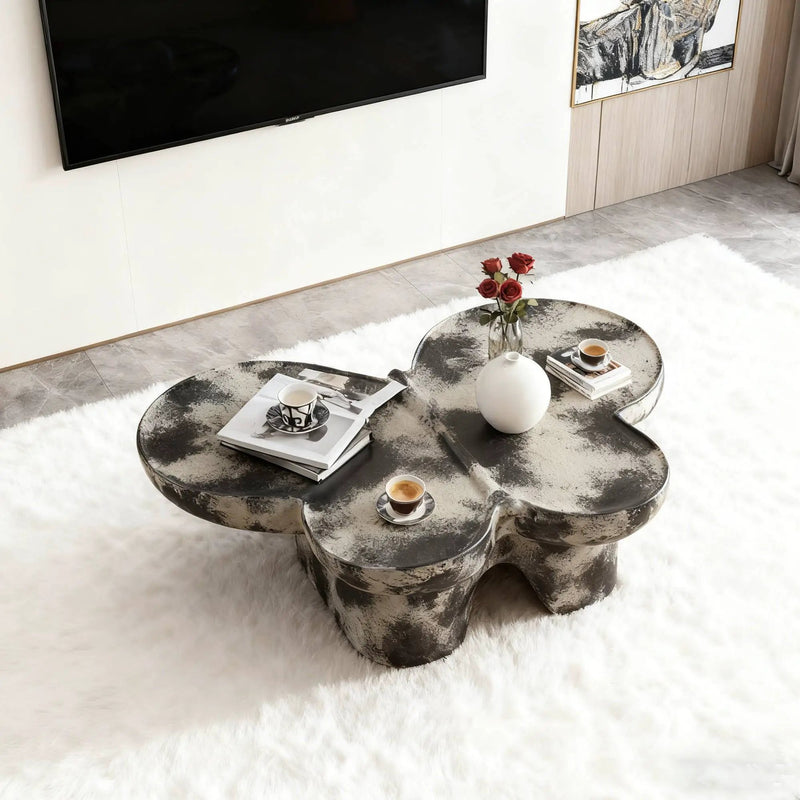 Butterfly Design Style Coffee Table – Imitation by HouseOfZazla