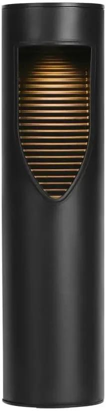 Techko Outdoor Solar Cylinder Bollard Path Lights, Modern Design, Waterproof IP65, Garden Lights for Landscape, Yard, Walkway, Pathway, Matte Black by GreenHaven Gardens