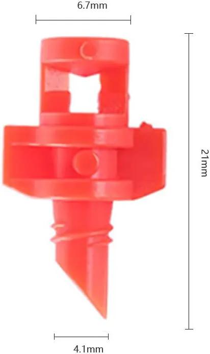 100 Pcs 360 Degree Refraction Atomized Dripper Micro Garden Sprinkler Sprayer Hydroponic Garden Irrigation by GreenHaven Gardens