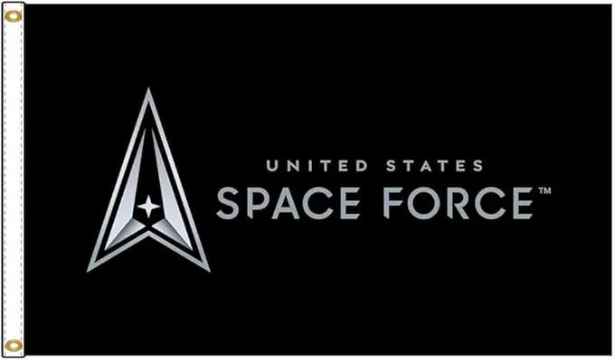 FlagSource Official U.S. Space Force Nylon Military Flag, Made in USA, 4x6' by GreenHaven Gardens