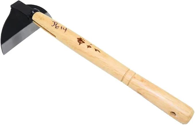 Zenport J6-14 Premium Japanese Kusa-Kaki Garden Hoe - 5" Wide Laminated Steel, Sharp Edge Blade, 11.5" Ergonomic Handle for Efficient Work - Precise Gardening, Soil Loosening, Weed Removal by GreenHaven Gardens