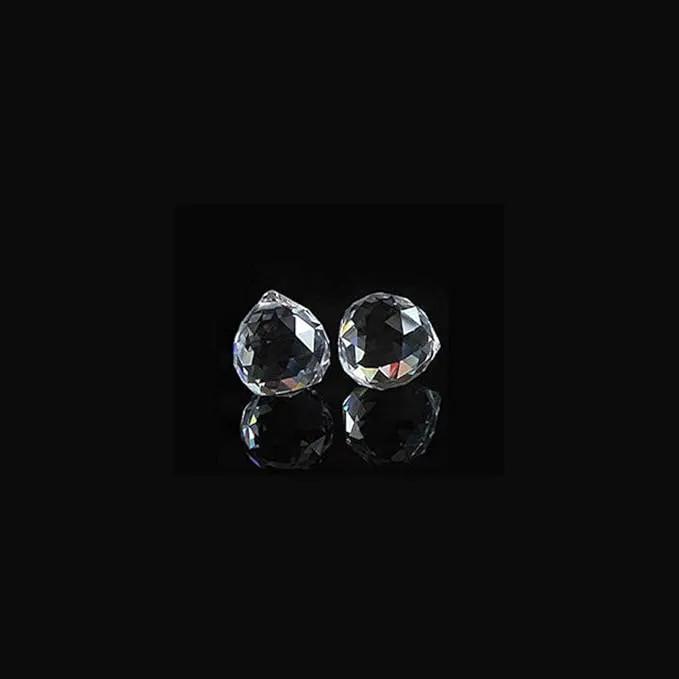 12 Pcs Crystal Ball Prism Suncatcher Rainbow Pendants Maker, 30mm Clear Glass Crystal Ball Prism,Hanging Crystals Prisms for Windows,for Feng Shui,for Home,Office,Garden Decoration by GreenHaven Gardens