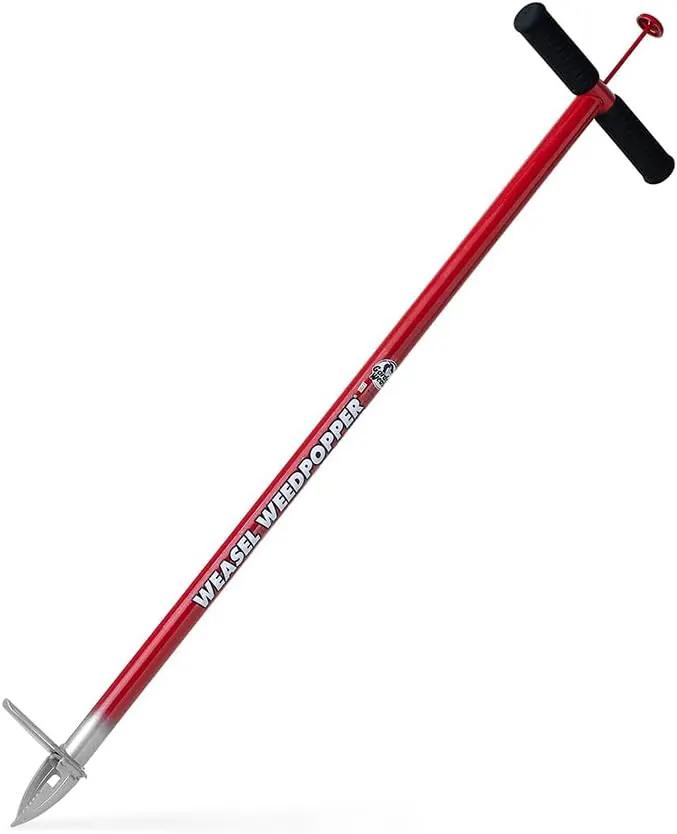 GARDEN WEASEL WeedPopper Step & Twist – Black Ergonomic Grip | Stand Up Weed Puller Tool for Dandelion, Crabgrass & Root Removal | Heavy Duty Lawn & Garden Weeder | 95206-A by GreenHaven Gardens