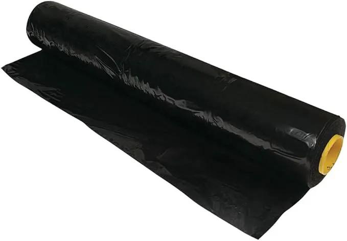 Farm Plastic Supply - Poly Mulch Black Plastic Sheeting - Mulch, Black Plastic, Mulch, Poly Mulch (4 mil - 3' x 100') by GreenHaven Gardens
