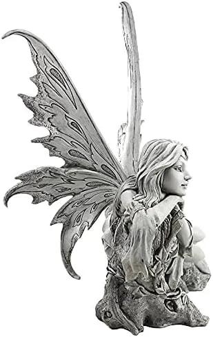 Design Toscano Pause to Ponder Fairy Garden Statue by GreenHaven Gardens