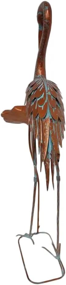 Crane Statue Metal Crane Sculpture Garden Decoration Metal Yard Art for Patio Lawn Backyard Outdoor Decoration by GreenHaven Gardens