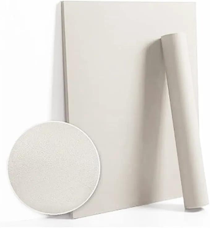 Dimoon 118''x17.7'' White Peel and Stick Wallpaper Contact Paper Modern Self Adhesive Wall Paper Removable Renter Friendly Textured Solid Color Shelf Cabinet Vinyl Roll (118''x17.7'',Off-White) by GreenHaven Gardens