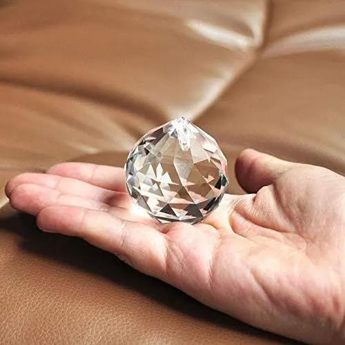 40mm 10Pack Crystal Ball Prism 1.57 Inch Decorative Ball for Chandelier Window Suncatcher Rainbow Maker by GreenHaven Gardens