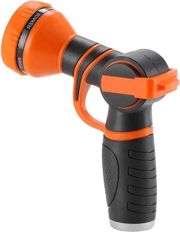 Giraffe Tools Garden Hose Nozzle 9 Adjustable Spray Modes Water Gun for Garden Hose Reel, Car Washing, Watering, Dog Washing PRO Model by GreenHaven Gardens