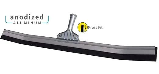 Unger Professional AquaDozer 36” Smooth Surface Curved Floor Squeegee, Flood Cleanup Scrubber for Concrete and Asphalt, Cleaning Tool with Curve Hood to Control and Easily Moves Water and Debris by GreenHaven Gardens