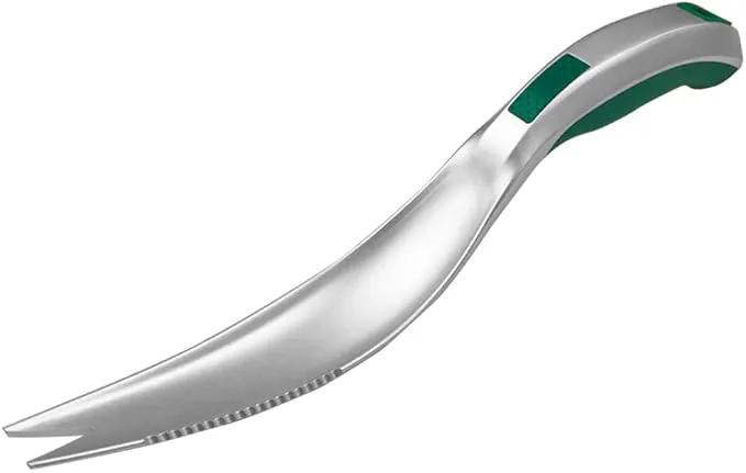 One-Piece Aluminum Gardening Weed Tools, Hand Garden Weeder Tool, Ergonomic Handle Best Weeding Tool, Weed Pull Tool with Serrated Edge, Grass Removal Tool by GreenHaven Gardens
