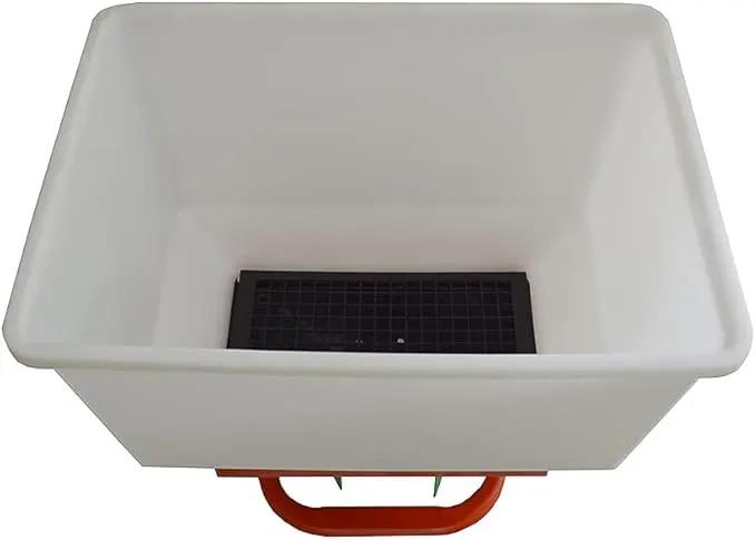 ATV/UTV Seed Fertilizer Spreader Broadcast Spreader 265lbs Garden Farmer Tractor Spreader 12V Variable Easy Fix Fertilizer Hopper Dry Material Spreader by GreenHaven Gardens