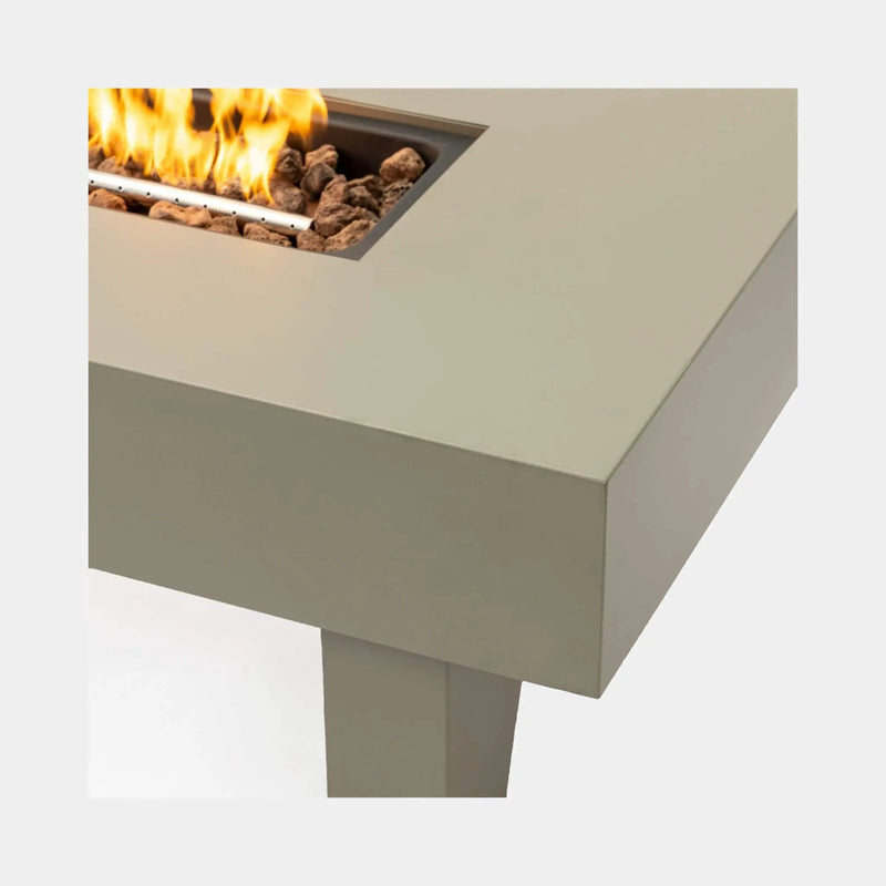Alora 42-Inch 50K BTU Iron Liquid Propane Fire Pit Table With Glass Stones (SAK63845) by SAKSBY WHOLESALE