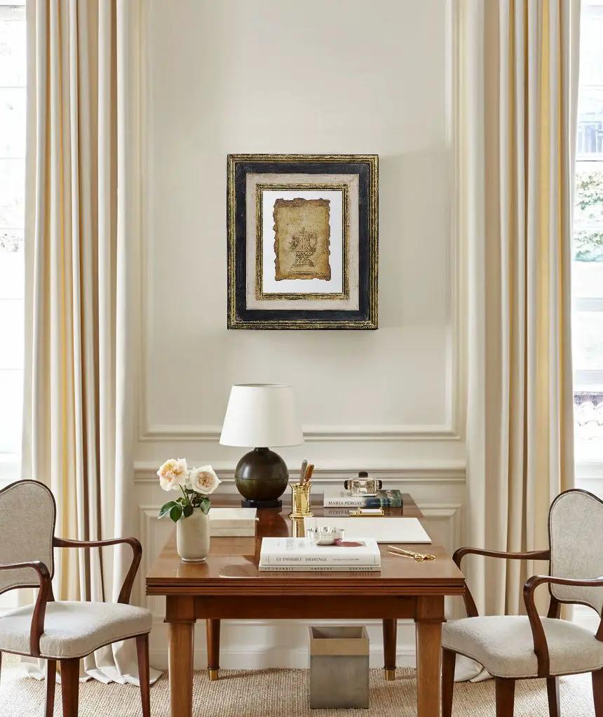 Lucian - Stylish Framed Antiqued Sculpture Print by Unique Piece Furniture