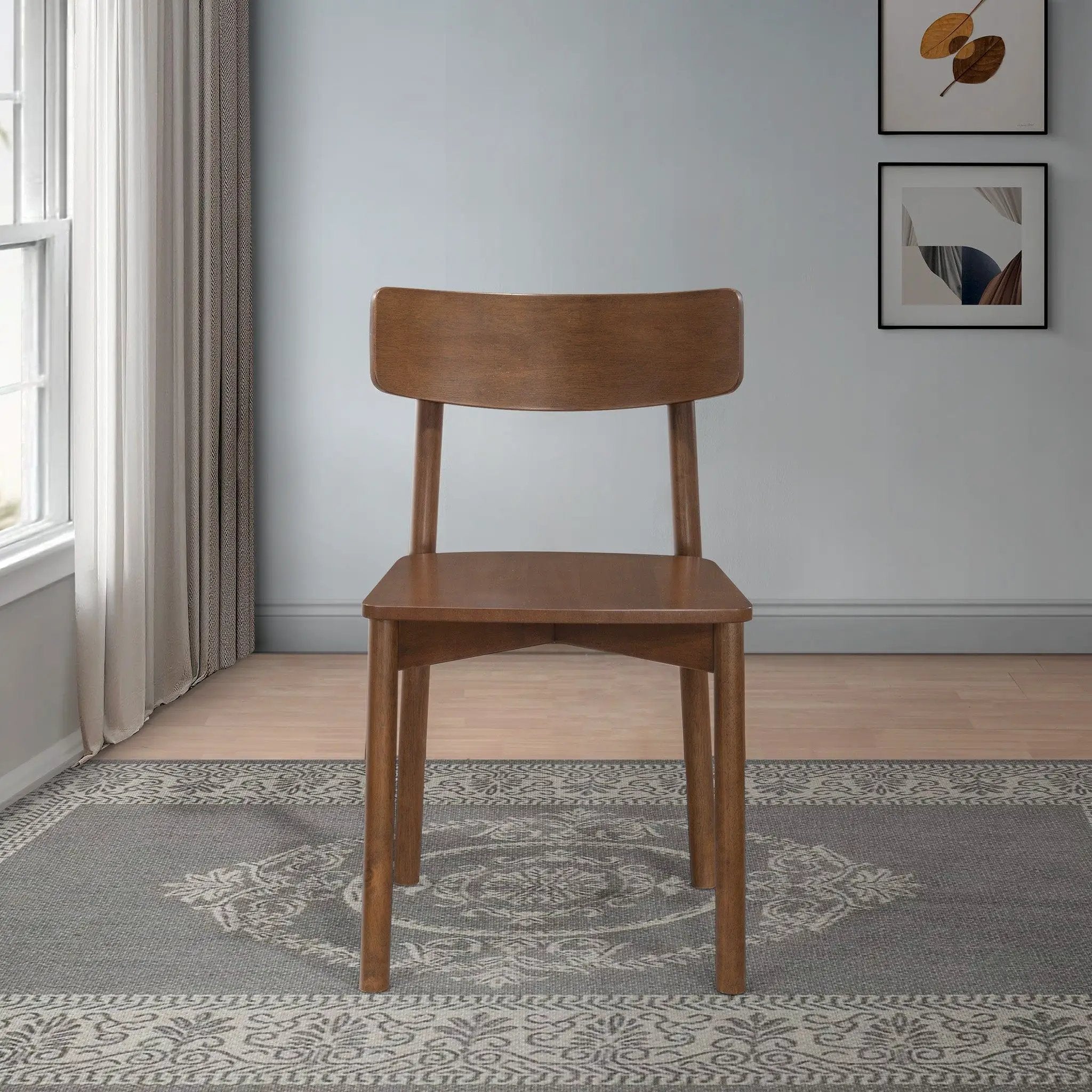 Dining Chair (Set of 2) - Rich Walnut by HouseOfZazla