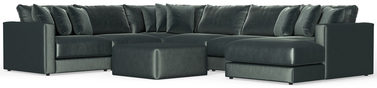 Remington - Modular Sofa And Cocktail Ottoman - Pine, photo 13 of 28